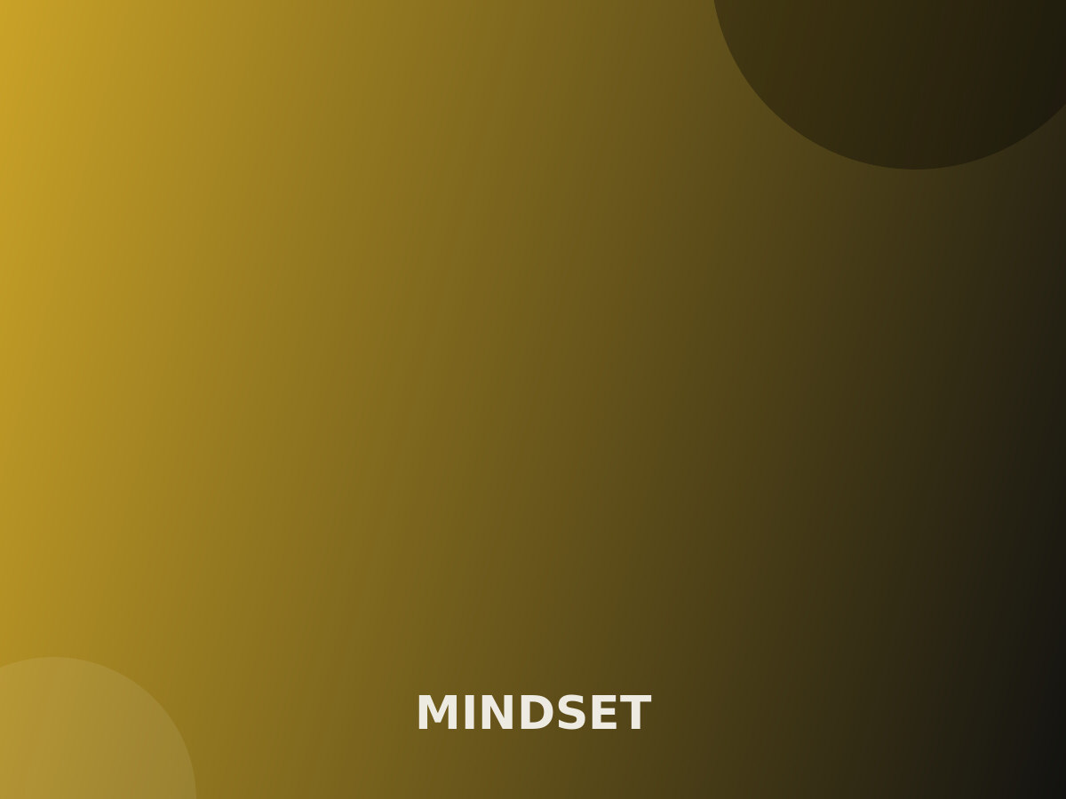 Gold branded cover image for the mindset category